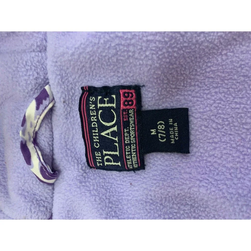 THE CHILDRENS PLACE GIRLS HOODED VEST SIZE 7/8
